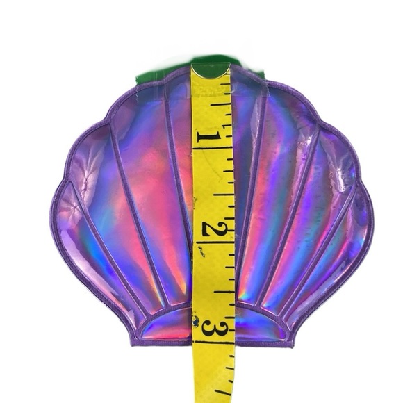 Purple Holographic Sea Shell Compact Mirror - Picture 8 of 15